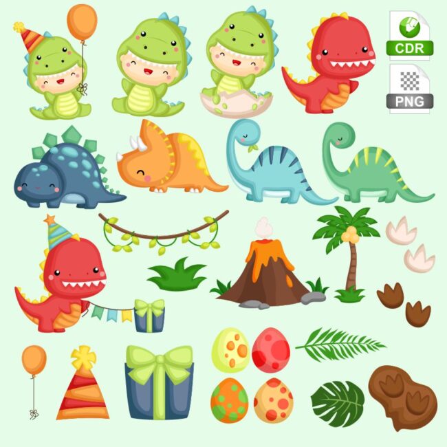 Dinossauro Baby 001 – Arte Digital Shop