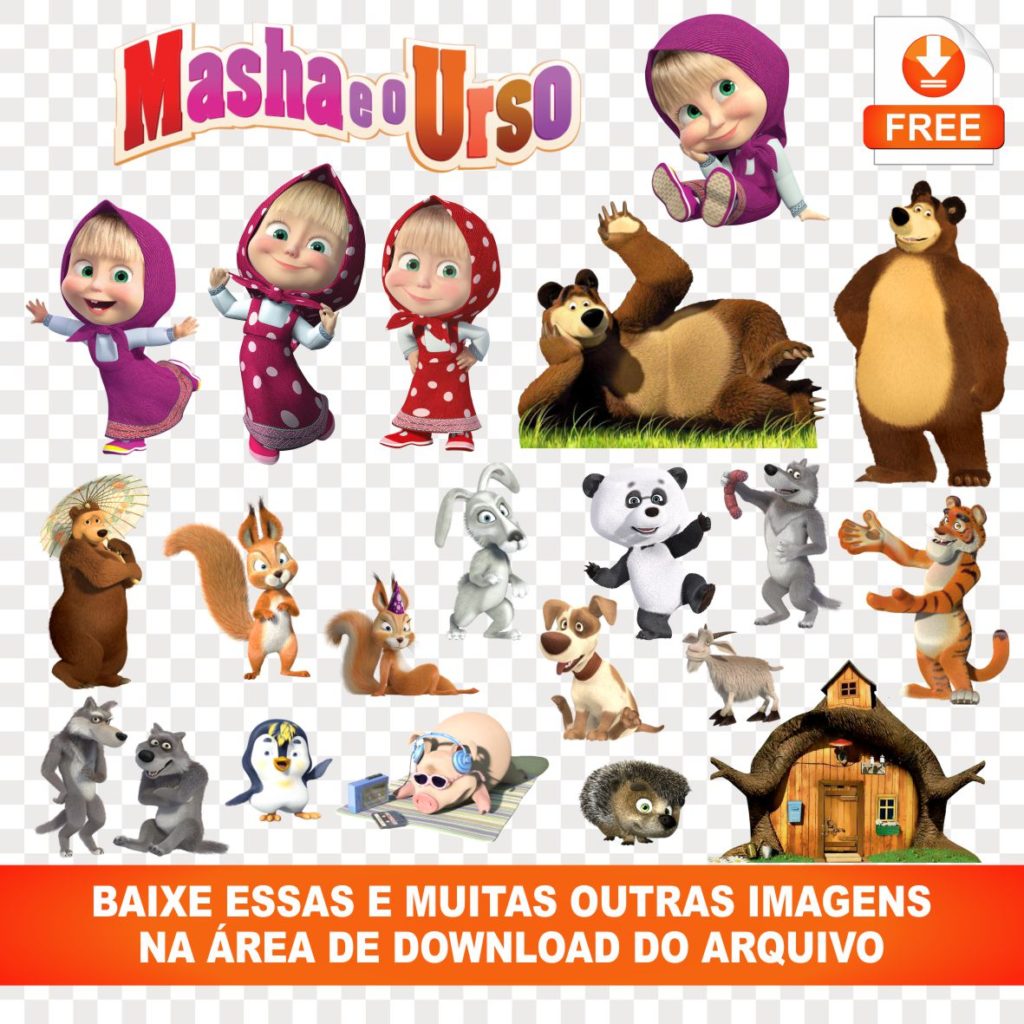 Masha e o Urso – Arte Digital Shop