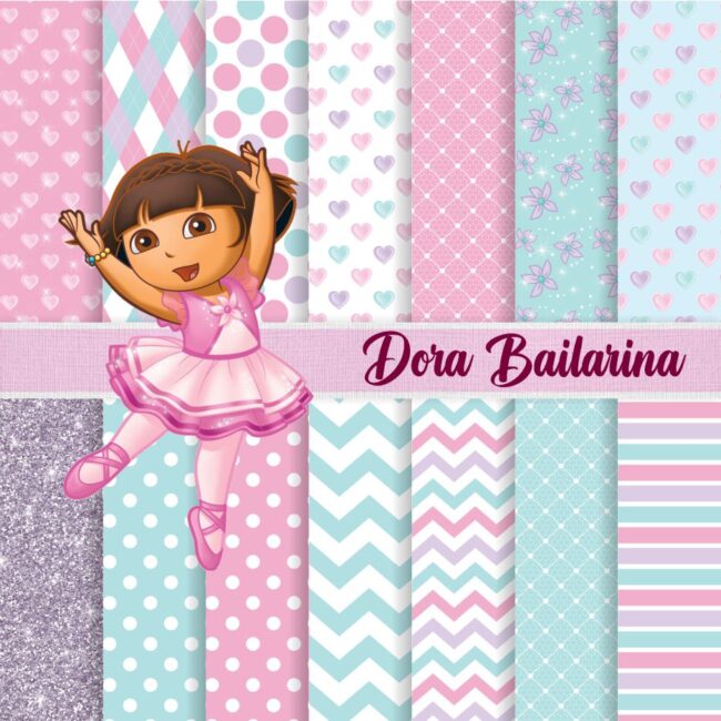 papeis dora aventureira bailarina