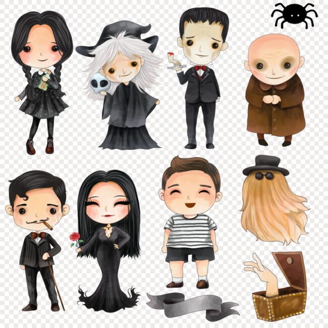 wandinha familia addams png